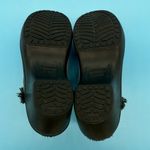Crocs Women's Mule Style Clogs Blue Suede Faux Fur Lined Slip-Ons Size 7 Photo 6