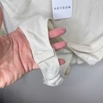 Heyson NEW w/ Tags Cream Ribbed Knit and Lace Deep V Photo 7