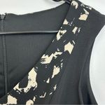 London Times Black & White Abstract Peplum Pencil Shift Dress Size 6 Photo 6