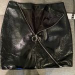 LIT Boutique Faux Leather Skirt Black Size M Photo 2