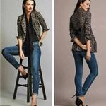 CAbi 3373 Leopard Print Jungle Women's Single Breasted Blazer Jacket Size 12 Photo 2