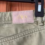 ZARA  Size 0 Women's Teen Girl Olive Green Women's Jeans BROKEN ZIPPER Photo 4