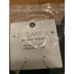 BaubleBar Sugarfix by  14K Gold Plated Sterling Silver Safety Pin Earrings Photo 5
