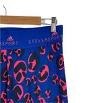 Adidas x Stella McCartney smiley face Graphic Tights 7/8 Leggins Blue Orange L Size L Photo 4