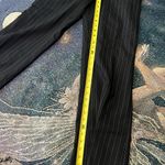 Ann Taylor Y2K Black Wide Leg Pinstripe Retro Pants Baggy SZ 4 High Rise Casual Photo 9