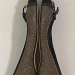 Stuart Weitzman New Capricorn Glitter Point-Toe Flat in Pyrite size 7.5 Photo 3