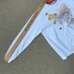 Vintage 90s Top Stitch by Morning Sun Fall Woods Riverside Cabincore Sweatshirt White Size L Photo 9