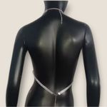 CuratedxEdit | Rhinestone Halter Top | OS | Silver Size undefined Photo 1