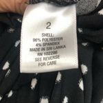 Roz & Ali Rozen Ali size 2 black with polkadot wide leg cross bodice with Tie jumpsuit Photo 4