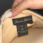 Dave and Johnny  backless blue and nude dress Photo 9