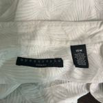 Apostrophe Woman Blouse 16W White Sleeveless Semi Sheer Embossed Floral Photo 7