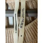 Anthropologie Metallic blend Peach crew neck 3/4th sleeve sweater Sz M Photo 8