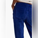 Free People  Risk Taker Corduroy Straight Leg Pants blue/limoges Photo 1