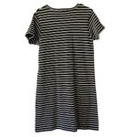 Eddie Bauer  Women's Dress Shirt Size Medium Short Sleeve‎ Stripe Beach Travel Photo 1