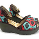 Fly London  Yeji Open Toe Retro Style Wedge Sandals Size 36 / 5.5-6 Photo 0