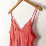 Bella Dahl Poppy Fray Cami Slip Midi Dress Small Tie Dye Pink Blue Lightweight Photo 6