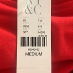 New York and Company long red maxi dress with sleeves, new, never worn. Size M Photo 2