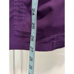 Koi Basics Purple Scrub Top Short Sleeve V Neck Pockets Size Medium Medical EUC Photo 2