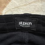 Hudson Jeans Hudson Barbara High Waist Super Skinny Black Alligator Crocodile Jeans Size 25 Photo 10