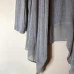 Calvin Klein Women’s  cascade waterfall open cardigan knit top gray XL dressy Photo 3