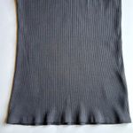 EXPRESS COPY -  Y2K One Eleven Ribbed Deep V tank Dark Grey Size S Photo 6