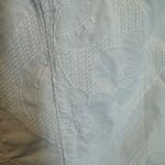 Madewell  Darted V-Neck Crop Top in Floral Retail $92 White Size 6 Photo 5