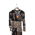 Etro Floral Paisley Print Wraparound Midi Dress Size 6‎ Photo 10