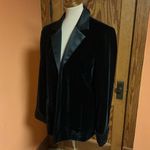 Coldwater Creek  Black Velvet n Satin Dressy Blazer Photo 7