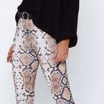 Nasty Gal Snakeskin leggings Photo 0