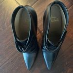 Christian Louboutin NEW Louboutin 37 Triniboot 100 Black Leather Ankle Booties Photo 11