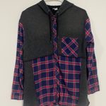 BDG Plaid Hooded Flannel Photo 1