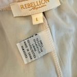 Rebellion Again Cochet Sleeveless Crop Tank Top & Shorts Set Size L Bohemian Photo 2