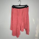 Free People Pink Asymmetrical Skirt Womens Medium Fairy Soft Girl Summer Casual Photo 3
