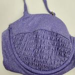 l*space L* Marley Bikini Top in Amethyst Purple Metallic Size Small NWT Underwire Photo 3