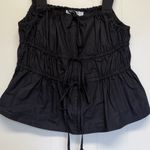 BOUTIQUE BRAND Black Sleeveless Bow Top Size M Photo 4