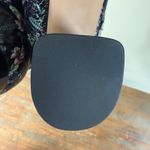 Butter Italy Butter Shoes Black Floral Ankle Bootie 8.5 Pointy Snake Embossed Photo 9