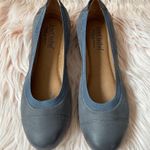 Josef Seibel Gray Suede Pippa Cap Toe Flat sz 8 Photo 1