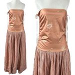 Free People  Ethereal Dainty Lace Floral Convertible Maxi Dress Skirt Medium NWT Photo 7