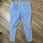 Fashion to figure  Distressed Rhinestone Bling High Rise Skinny Jeans Plus Sz 28 Photo 2