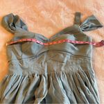 NWOT light blue chiffon sleeveless bridesmaid dress size 16 lace up back Photo 5