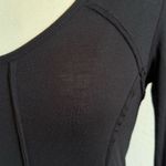 Vivienne Tam  | y2k scoop black long sleeve dress Photo 2