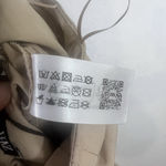 ZARA Strapless Jumpsuit Off The Shoulder Wide Leg Khaki Size S Blogger Fav New Photo 11