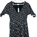 Baltic Born  Lotta Black Floral Smocked Dress XS Photo 5