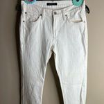 James Jeans white pearl straight leg jeans size 28 Photo 0