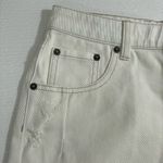 NEW SER.O.YA Mid Rise Jean Short Sz 26 Cut Off White Denim Distressed Destroyed Photo 6