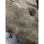 GESTUZ Metallic Double Breasted Blazer Dress Taupe Satin Shiny Black Photo 2