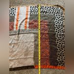 Satin Cheetah Scarf Purse Scarf Orange Photo 4