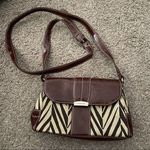 Liz Claiborne Vintage Brown Mini Crossbody Bag Purse Photo 0