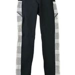 POP Fit Olivia Leggings pockets S black / sand nude mesh side athletic workout Photo 0