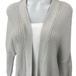 Urban Outfitters BDG Gray Waffle Knit Open Front Pockets Cardigan Sweater Top XS Photo 2